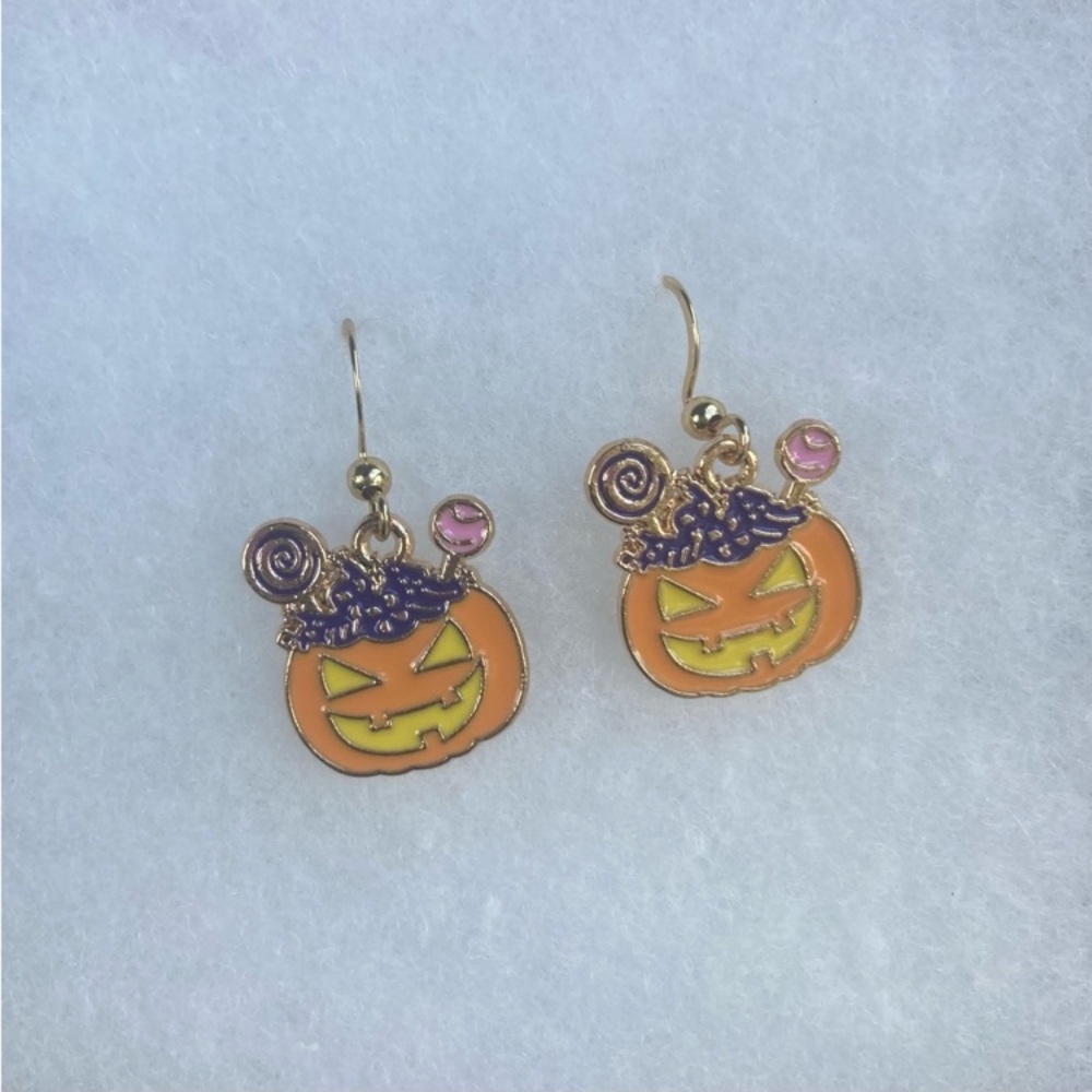 Halloween Pumpkin Earrings